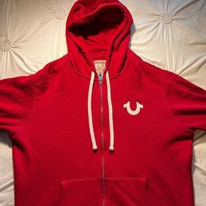 Red True Religion hoodie XL